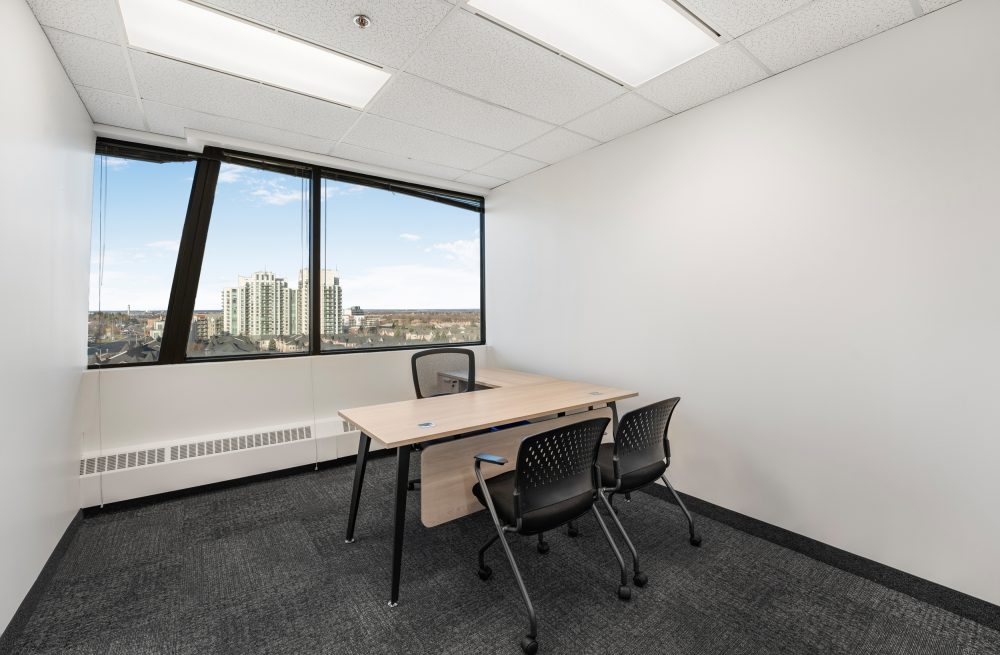 Private office with big window