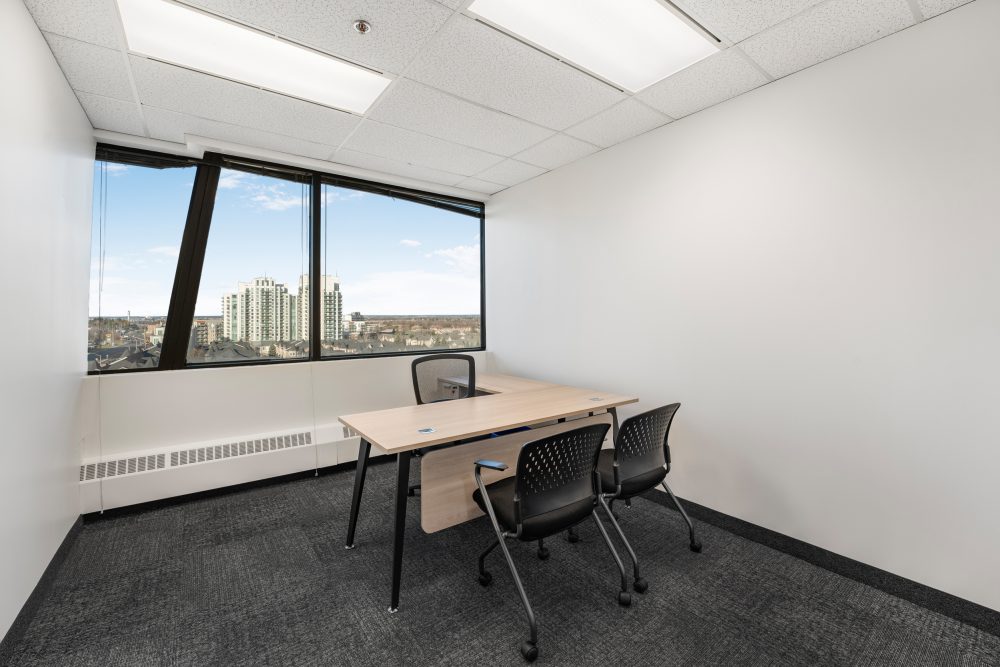 Private office with big window